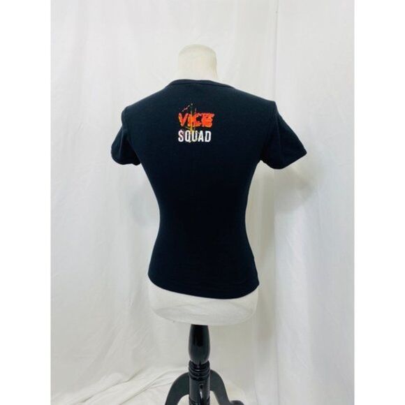 Axe Body Spray Girl’s Size Medium Promotional Shirt Tom Apparel Group Black - Picture 4 of 8